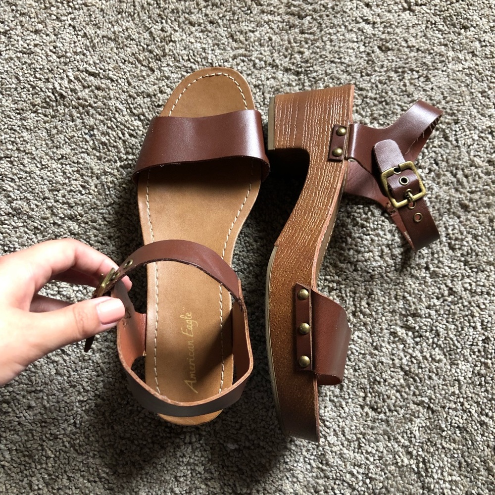 BARELY worn American Eagle wedges.